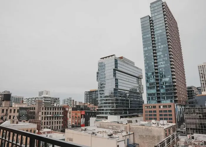 River North Private Balcony With In And Out Parking Apartment Chicago
