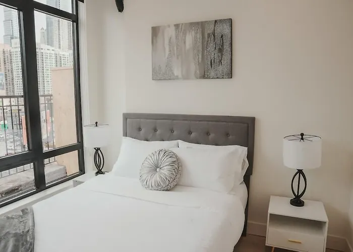 River North Private Balcony With In And Out Parking Chicago